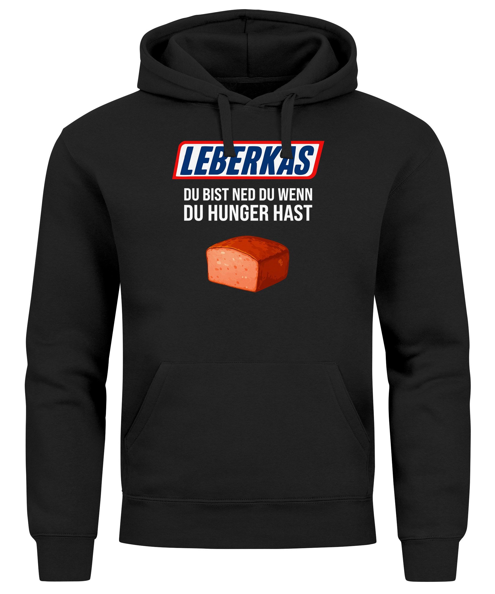 MoonWorks Hoodie Hoodie Herren für das Oktoberfest – Du bist ned du wenn du Hunger