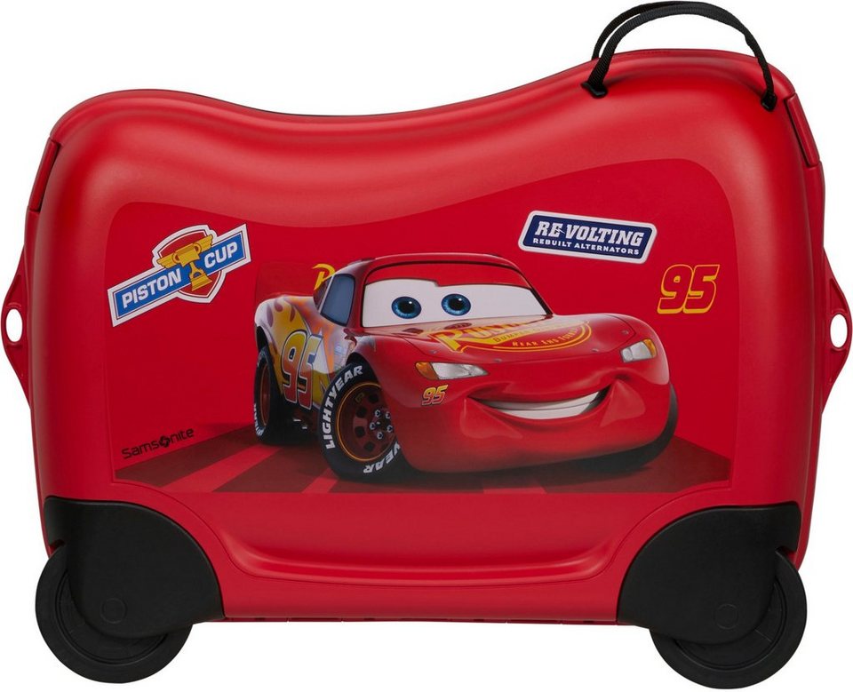 Samsonite Trolley, Cars, sitzen Disney Kinderkoffer zum ziehen 4 Dream2Go Rollen, und Ride-on