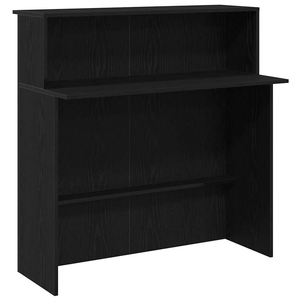 vidaXL Schreibtisch Empfangstheke Schwarz 100x50x103,5 cm Holzwerkstoff günstig online kaufen