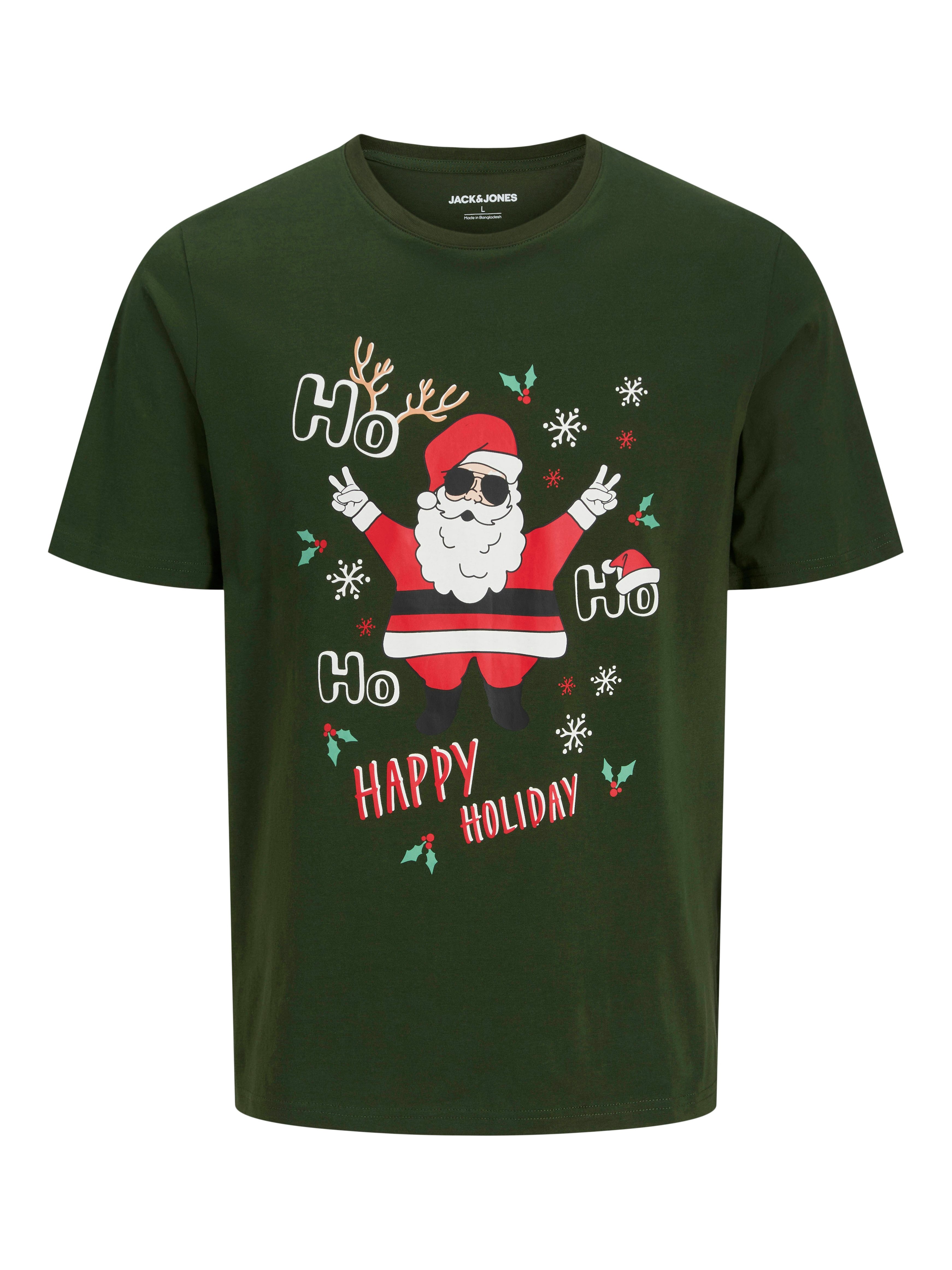 Jack & Jones PlusSize Kurzarmshirt JJCHRISTMAS TEE SS CREW NECK PLS günstig online kaufen