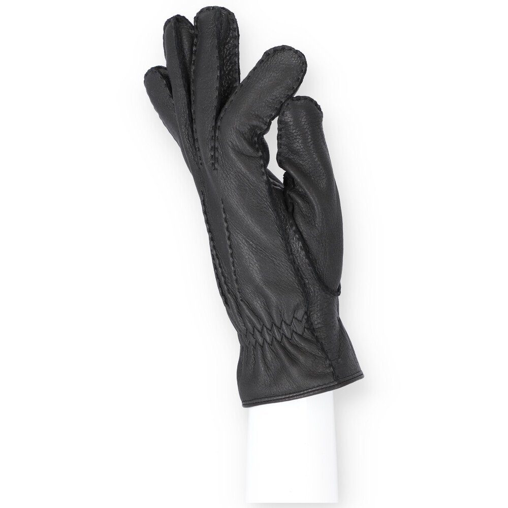 halsüberkopf Accessoires Lederhandschuhe Lederhandschuh ultraweich schwarz | Handschuhe