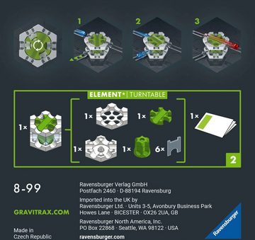 Ravensburger Kugelbahn-Bausatz GraviTrax PRO Element Turntable, Made in Europe; FSC®- schützt Wald - weltweit