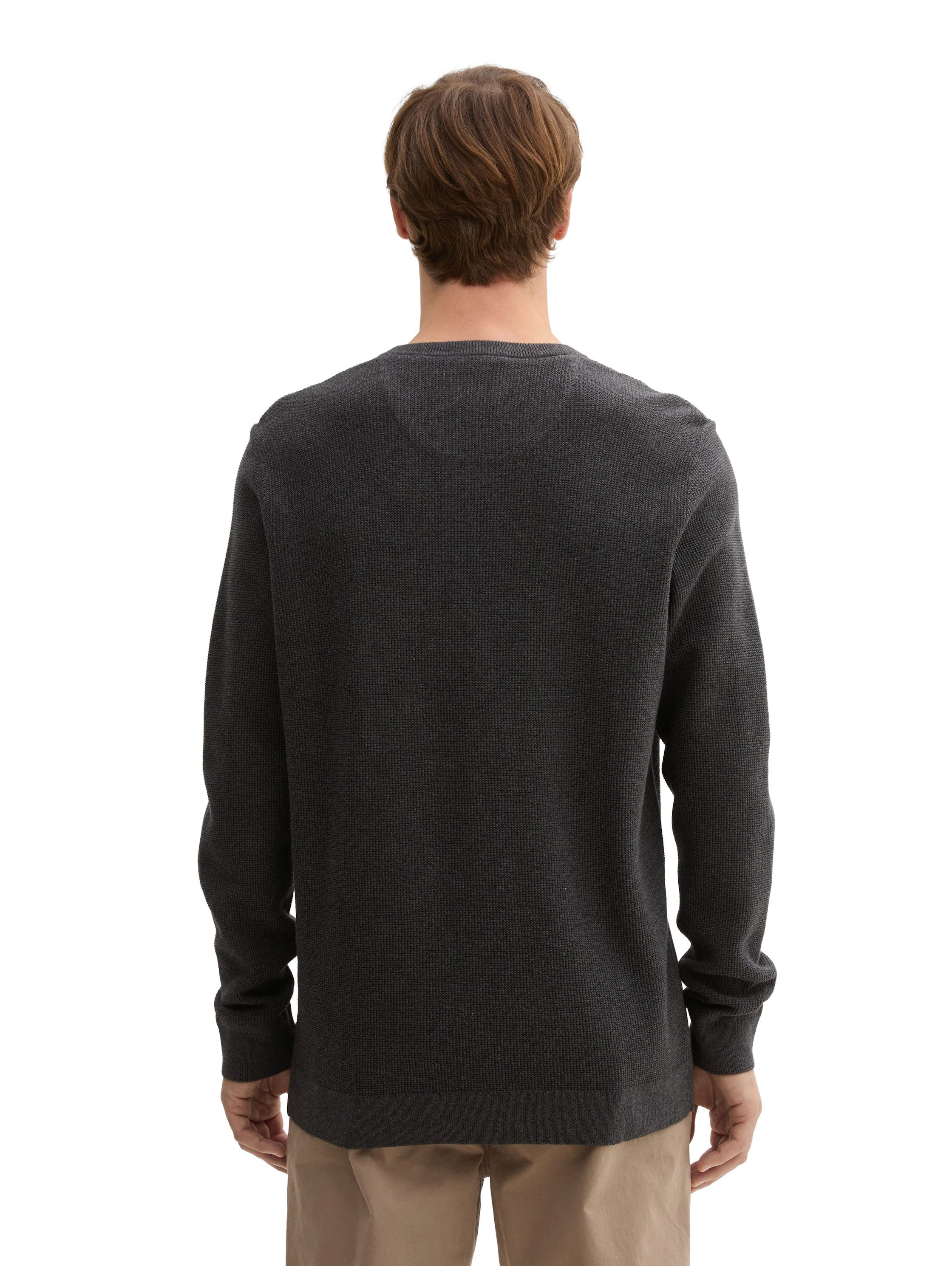 TOM TAILOR Strickpullover mit V-Ausschnitt