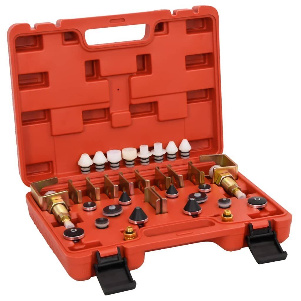 vidaXL Werkzeugset Rot Set 36x27x9 cm Kühlsystemtester