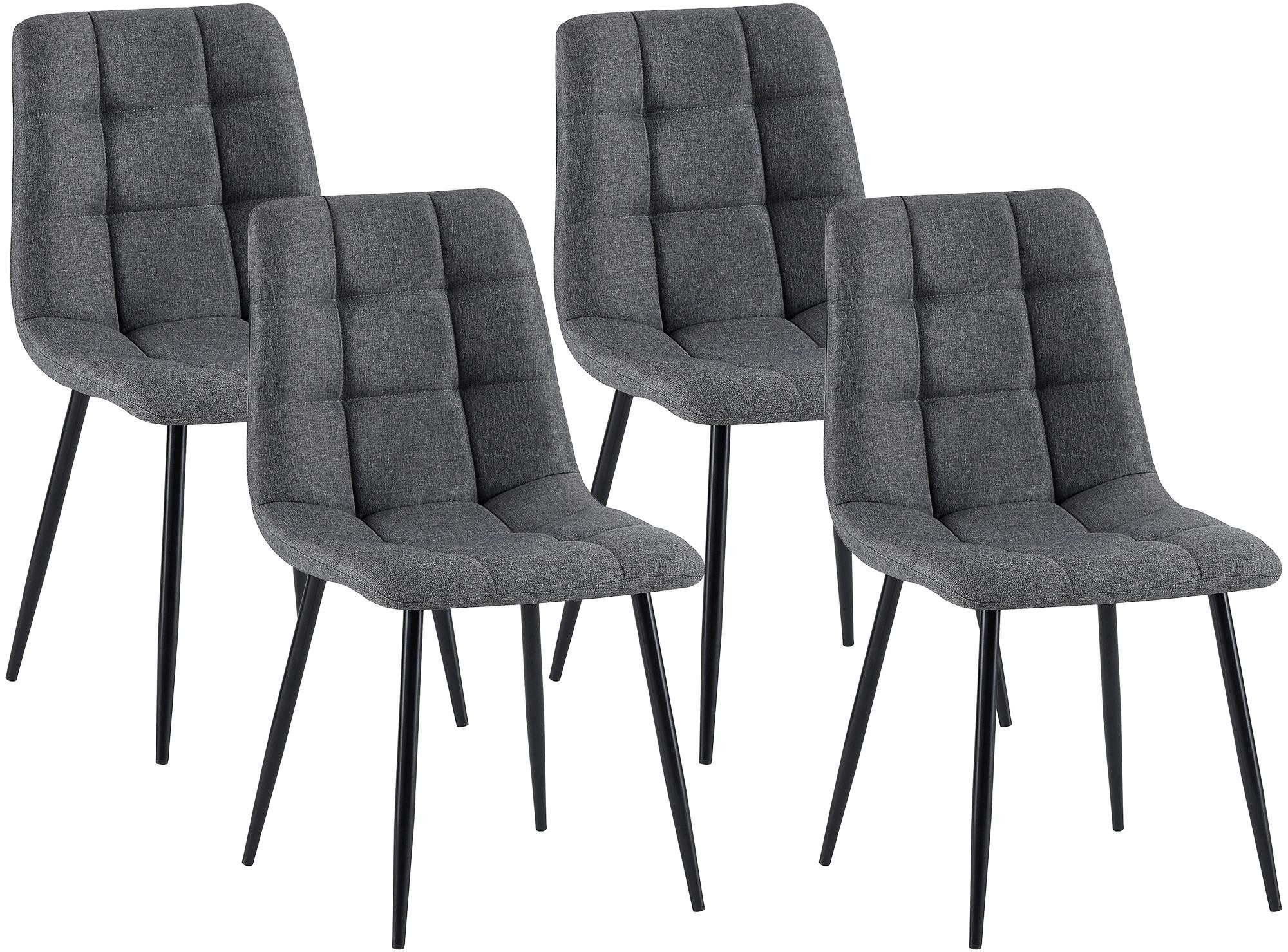 CLP Esszimmerstuhl Antibes Stoff (4er Set, 4 St), mit Stoffbezug, bis 150 kg