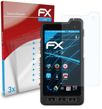 atFoliX Schutzfolie Displayschutz für Sonim XP8, (3 Folien), Ultraklar und hartbeschichtet