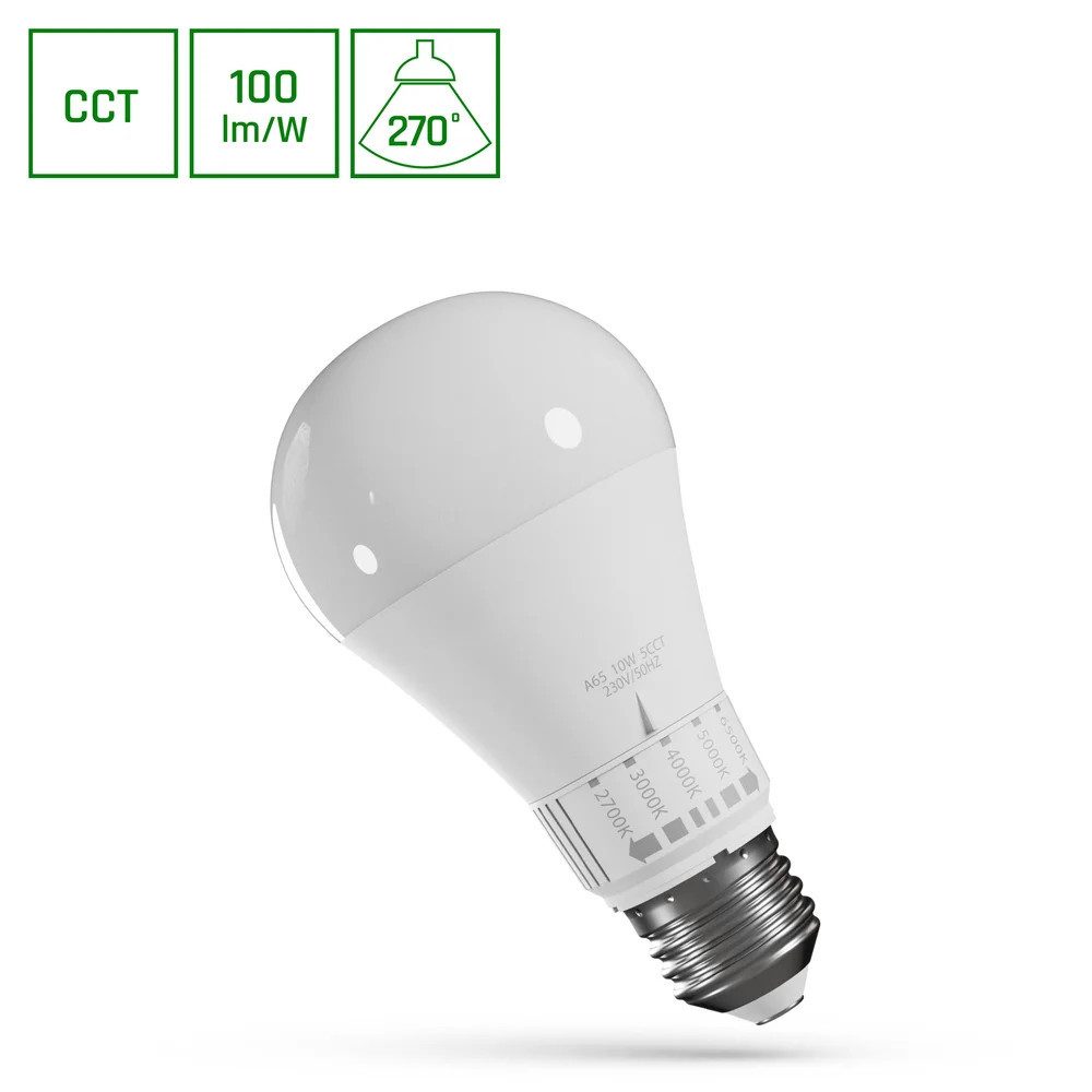 SpectrumLED LED-Leuchtmittel LED E27, E27, Farbtemperatur 	einstellbar (2700-6500 Kelvin), Farbtemperatur 	einstellbar (2700-6500 Kelvin)
