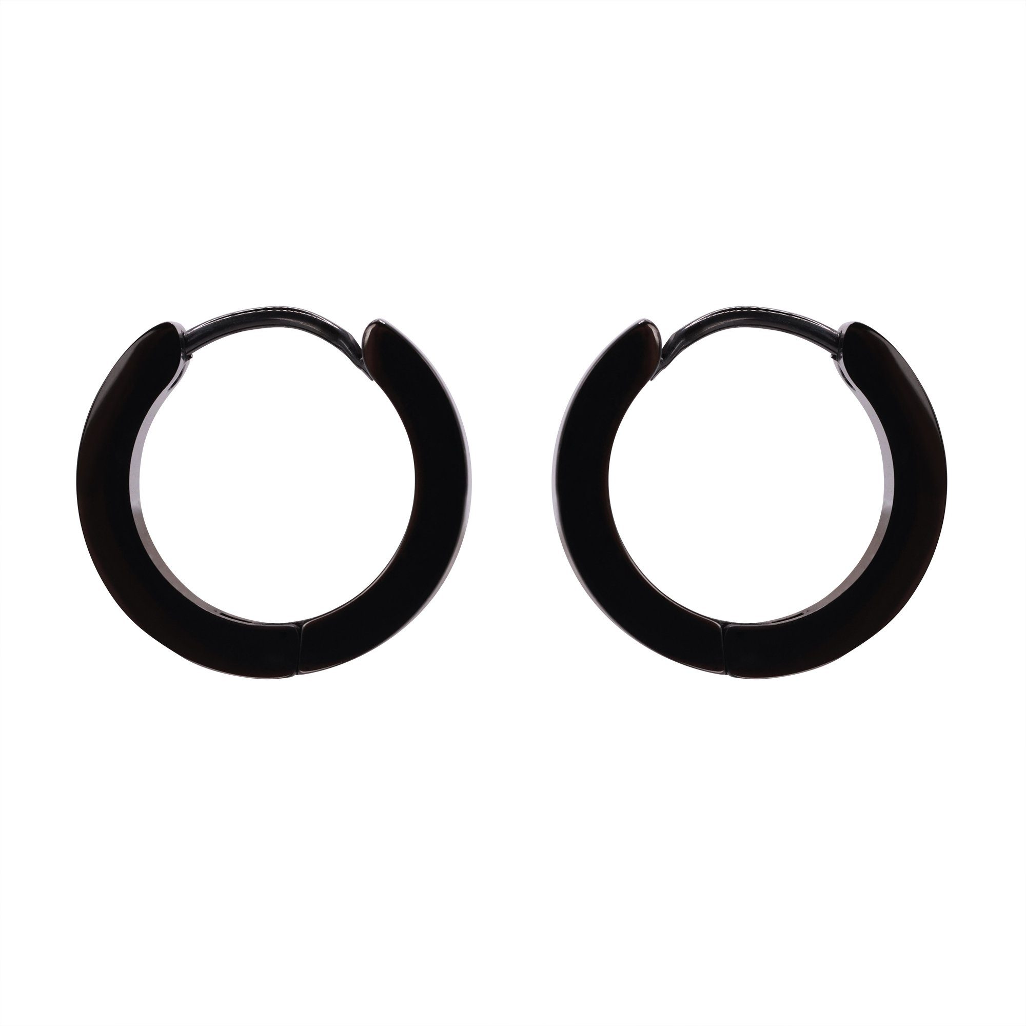 Heideman Paar Сережки-гвоздики Marlon schwarz farben (Ohrringe, inkl. Geschenkverpackung), Сережки-кільця Herren