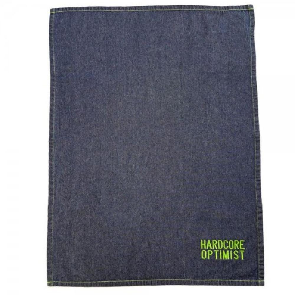 PAD Geschirrtuch Pad Полотенца для посуды Denim Jeansstoff Hardcore Optimist Green (2er-Set)