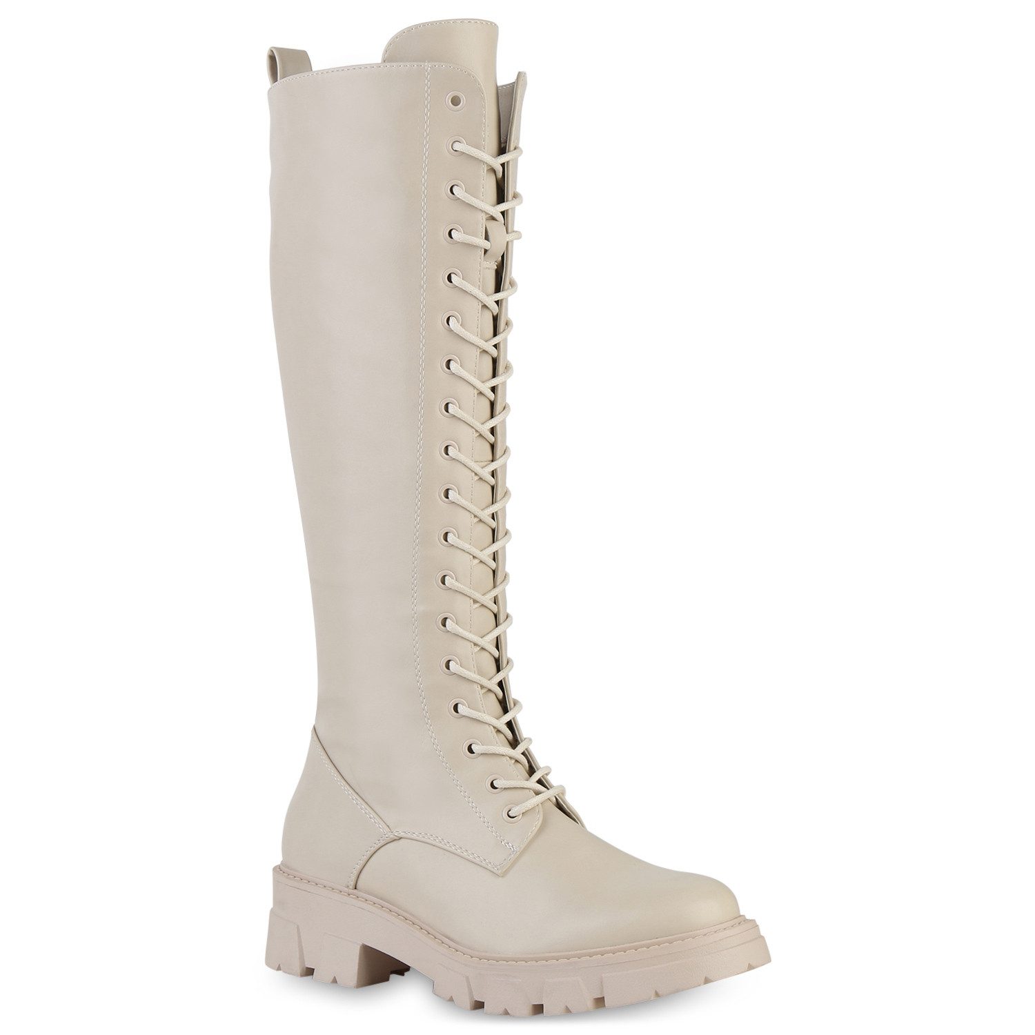 VAN HILL 840594 Schnürstiefel Damen Schnürstiefel Stiefel Plateau Vorne Pro günstig online kaufen