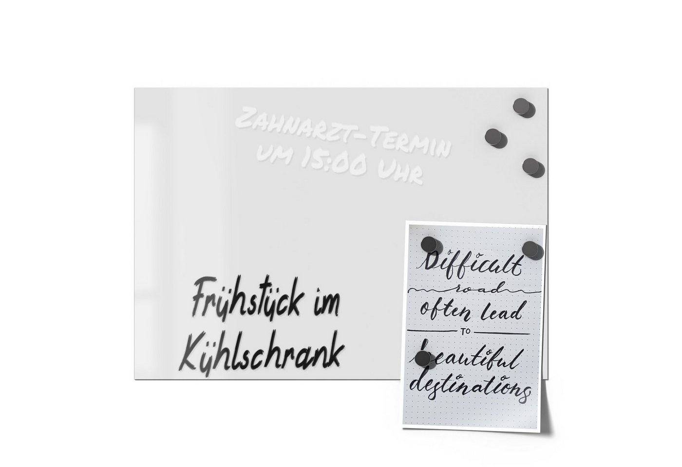 Thumbnail - DEQORI Magnetfolie 'Unifarben - Weiß', beschreibbar universal Magnetmatte magnetisch Folie Planer Kalender