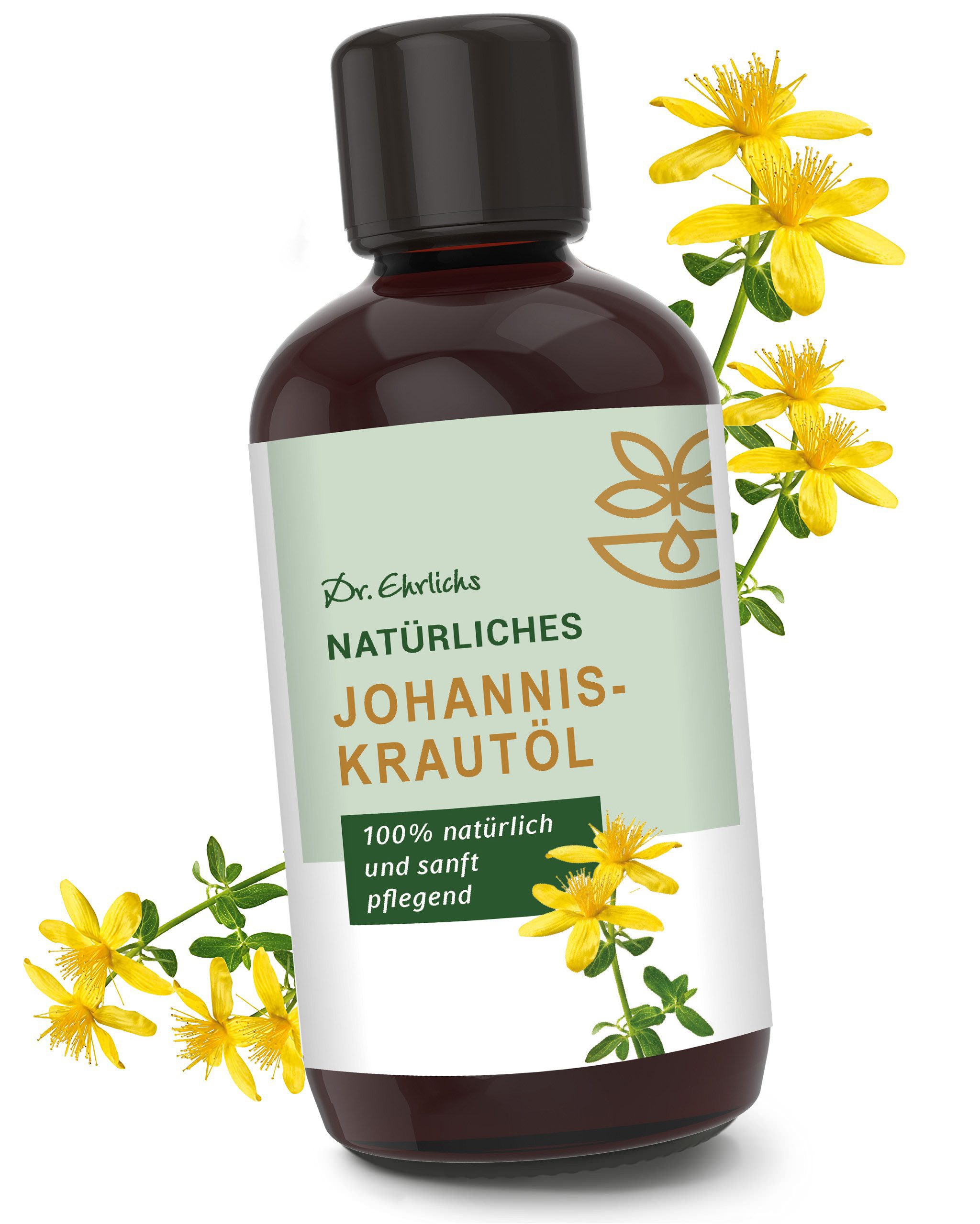 Dr. Ehrlichs Gesundkatalog. Körperöl Dr. Ehrlichs Gesundkatalog Johanniskrautöl, Naturreines PflegeÖl
