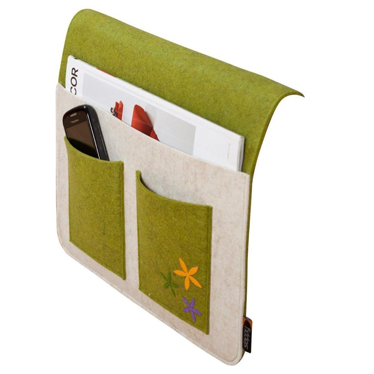 At Home by Beddinghouse Betttasche Bett Organizer Bett Buttler Slappy Aufbewahrungstasche am Bett Sofa (1-tlg), für Smartphone Tablet Fernbedienung