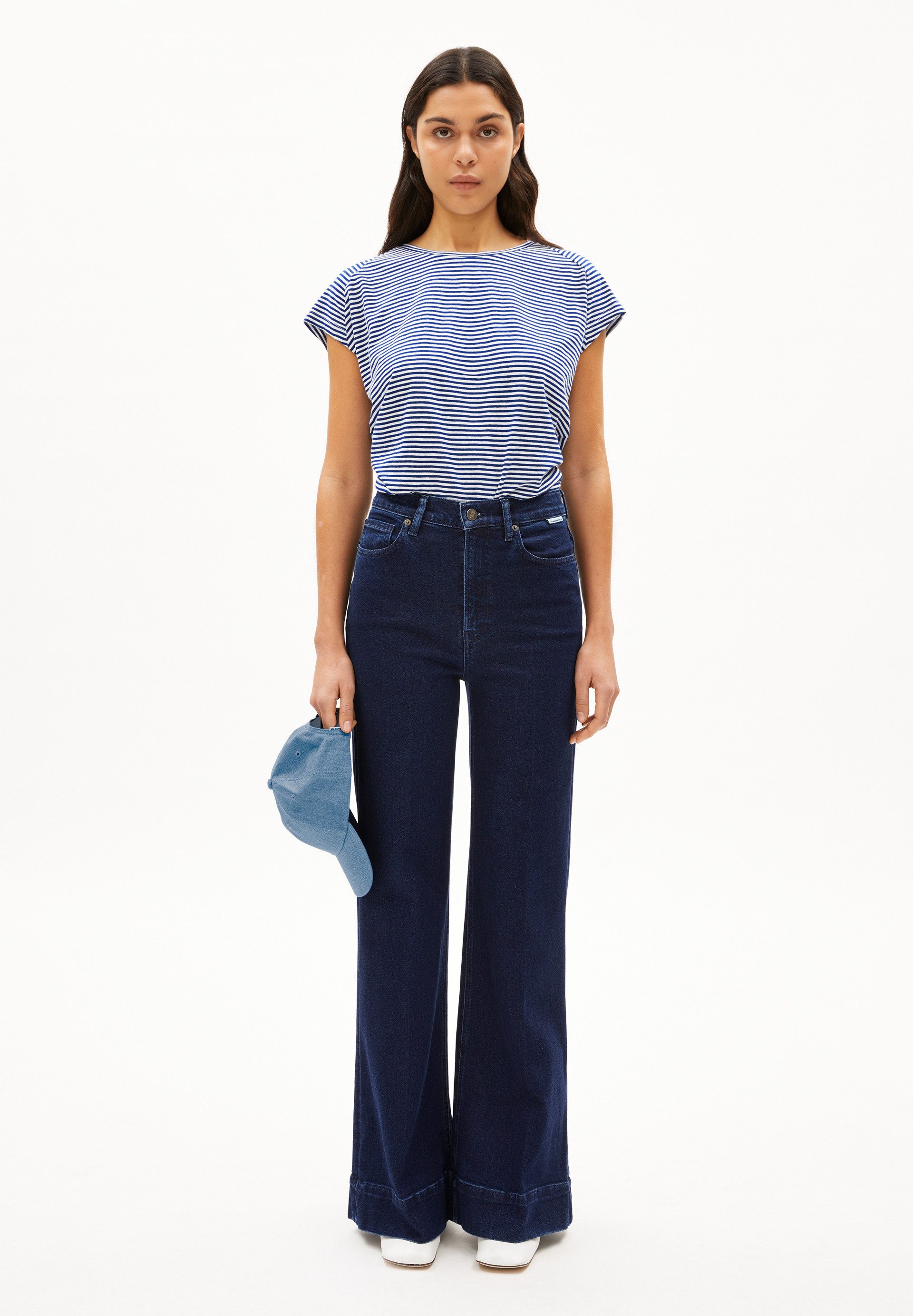 Armedangels T-Shirt ONELIAA LOVELY STRIPES T-Shirt aus Bio-Baumwolle Loose günstig online kaufen