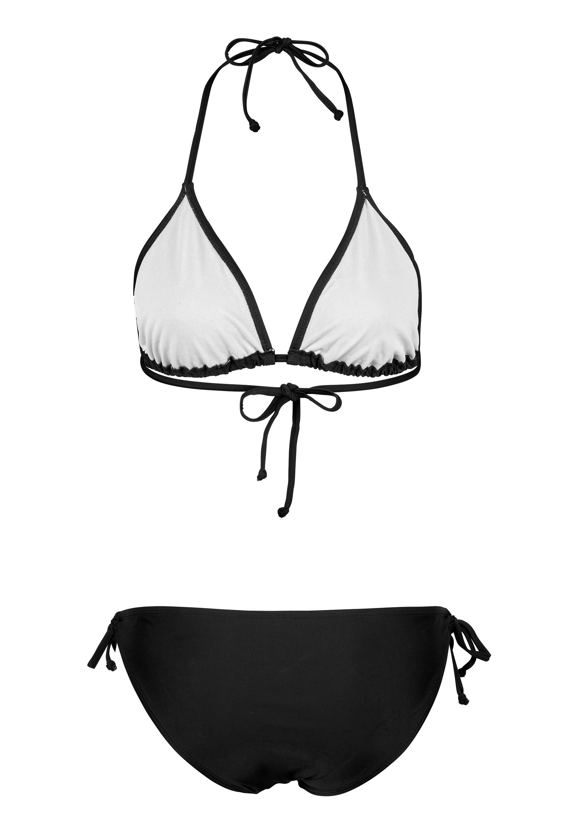 Beco Beermann Triangel-Bikini-Top BECO-Basic Side Tie Triangle Bikini (2-St), in modischen Farben