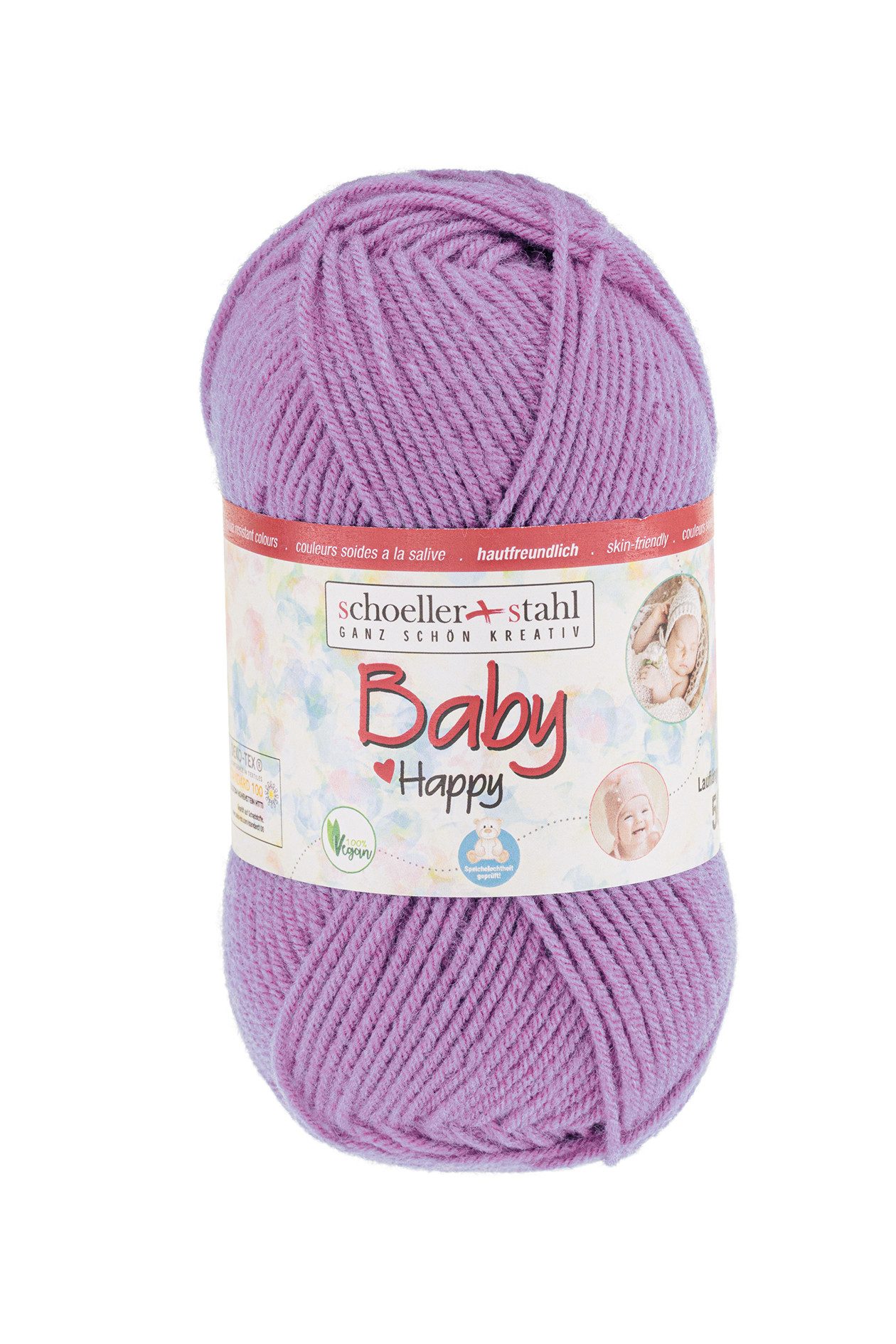 Schoeller + Stahl Baby Happy Häkelwolle, 185 m, weich und pflegeleicht