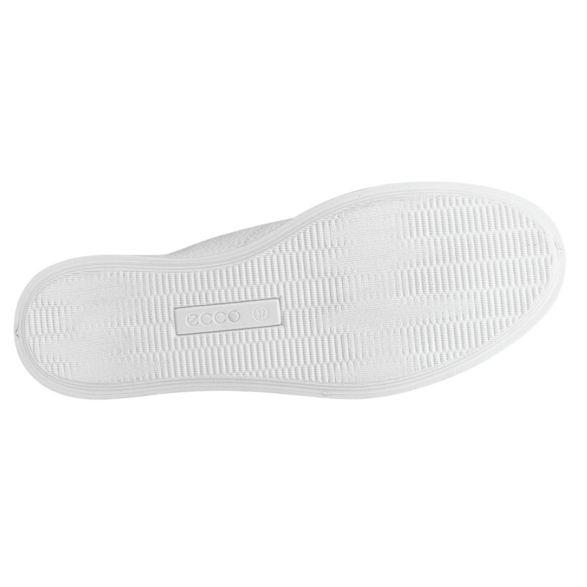 Ecco Leisure Lace Up (weiches Premium-Leder) weiss Damen Sneaker günstig online kaufen