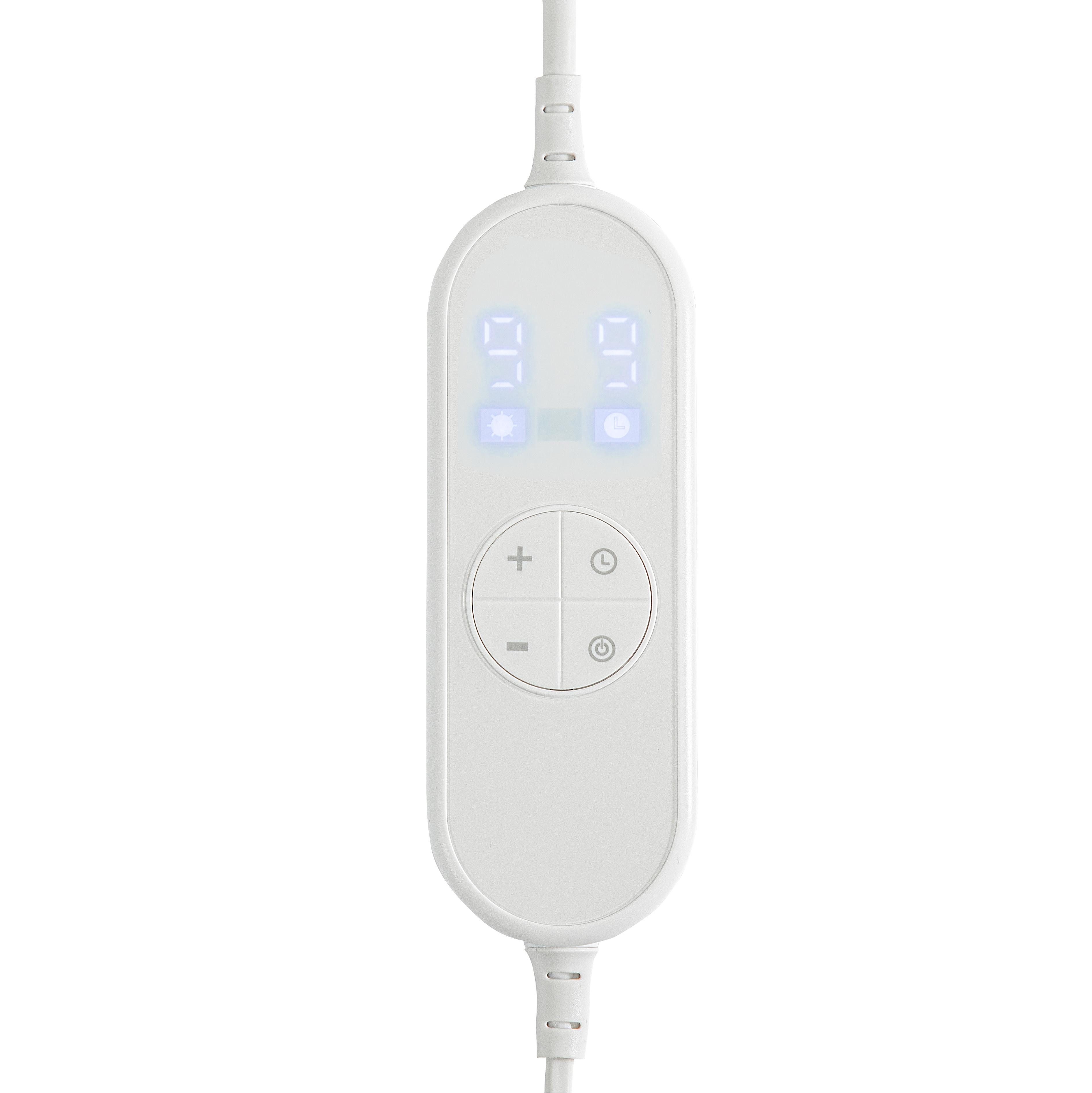 BBG Heizdecke Elektrische Heizdecke 150x80 cm mit 9 Wärmestufen & Timer, RT13 Controller, Überhitzungsschutz & abnehmbarem Anschluss für sicheren Komfort