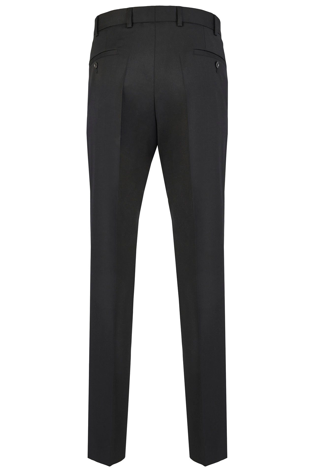 Atelier Torino Anzughose Atelier-Torino MIX&MATCH Herren Anzug-Hose Classic-Fit Schwarz