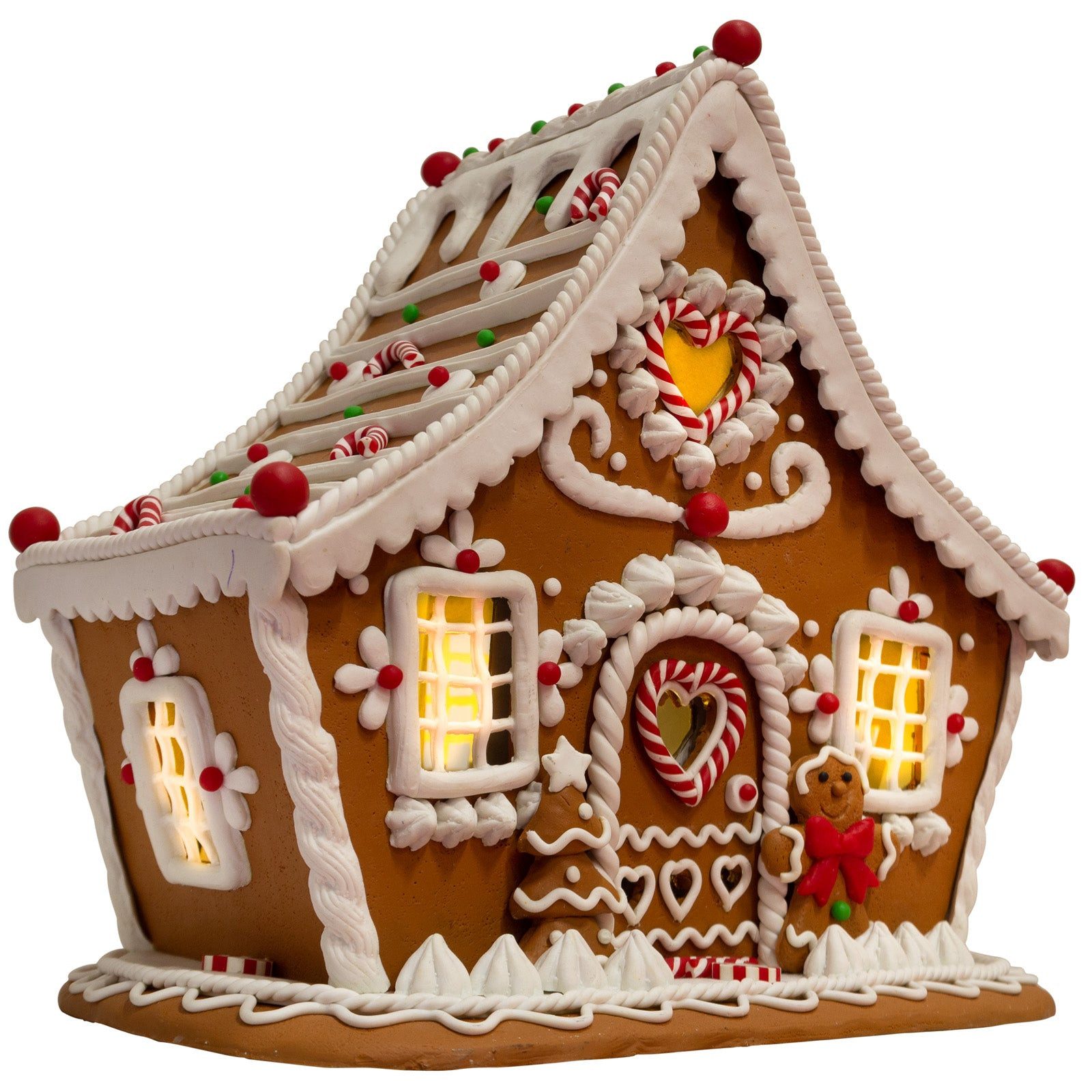 Christmas Paradise Weihnachtshaus Lebkuchenhaus mit LED 22 cm, Weihnachtsde günstig online kaufen
