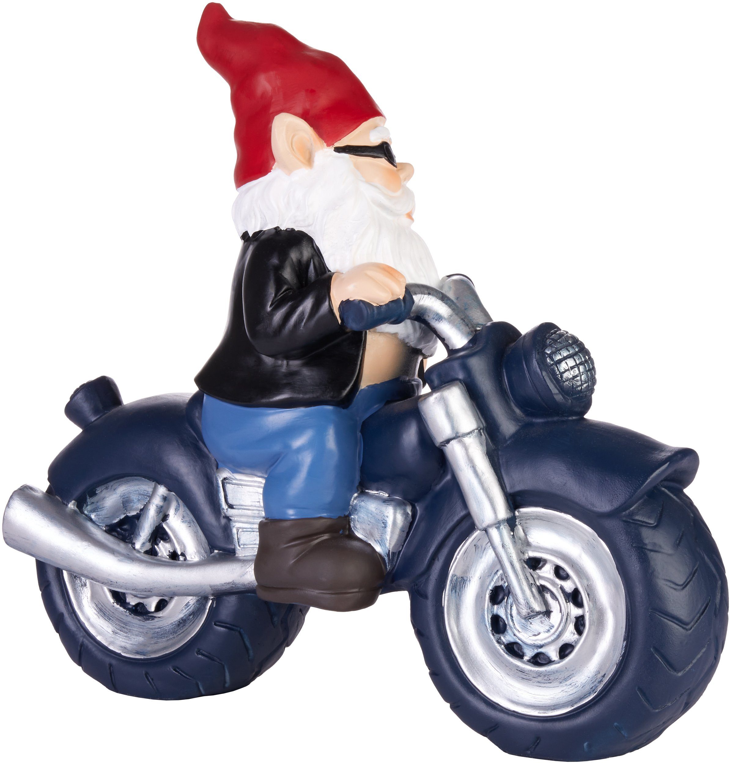BRUBAKER Gartenzwerg Motorrad - Zwerg Motorradfahrer günstig online kaufen