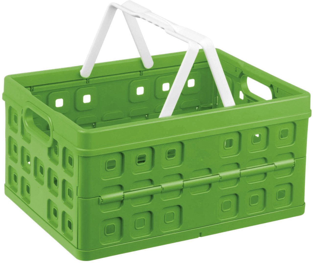 Klappbox Sunware Klappbox Square 32L grün/weiß 49 x 36 x 25
