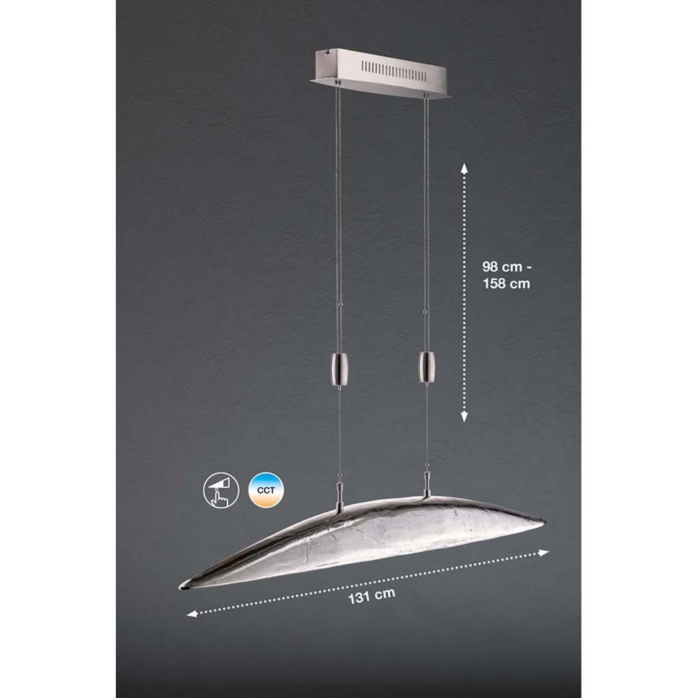 etc-shop LED LED Dimmbar Pendelleuchte, Höhenverstellbar Pendelleuchte Hängelampe Deckenlampe