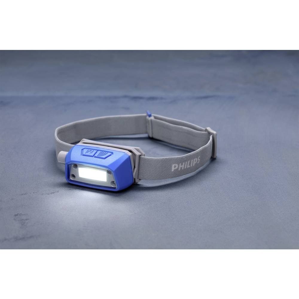 Philips Arbeitsleuchte LED-Kopflampe, Inkl. Stirngurt, Signallicht, Verschiedene Leuchtmoden