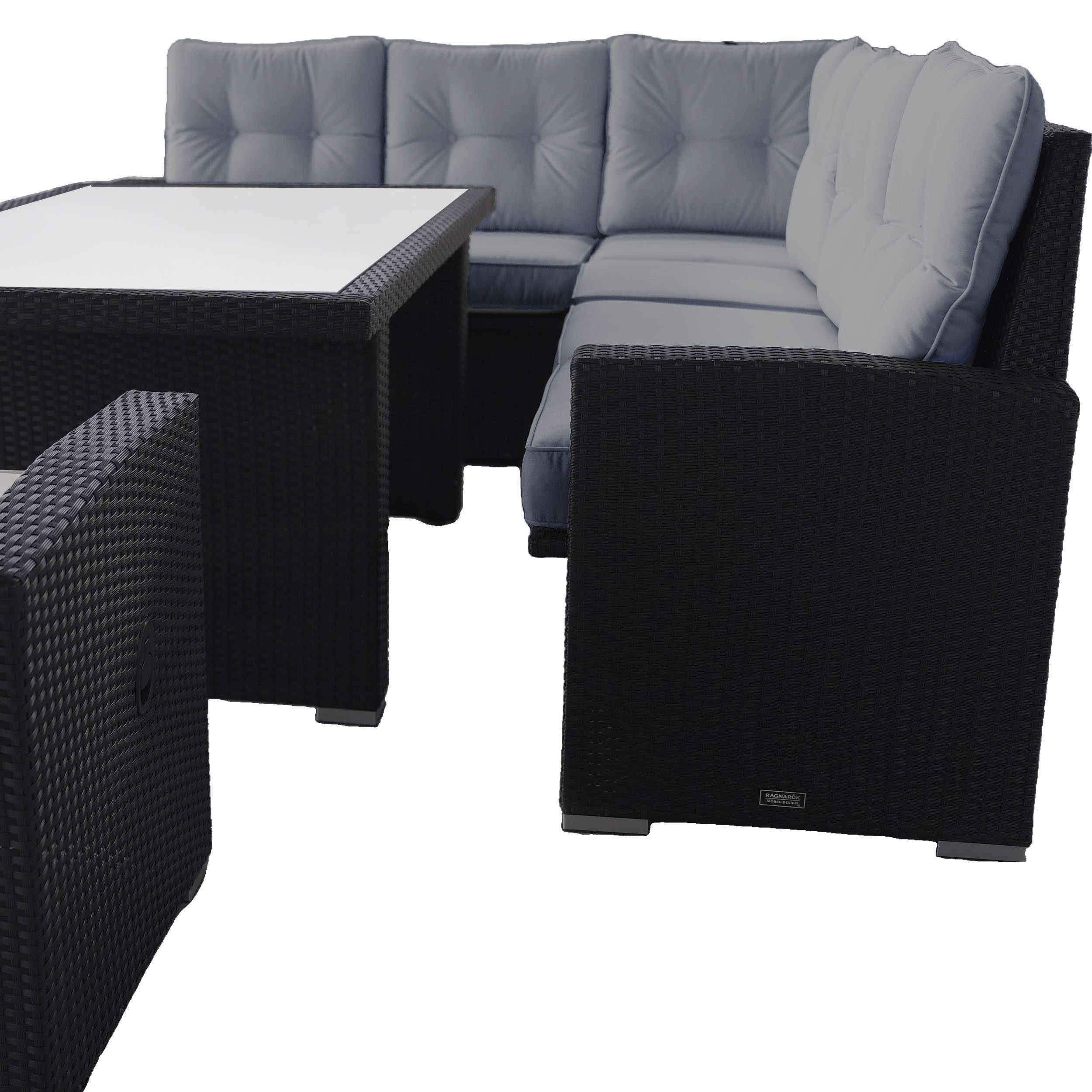 Ragnarök Möbel-Design Gartenlounge-Set Gartenmöbel DS13XL – Bild 4 von 5