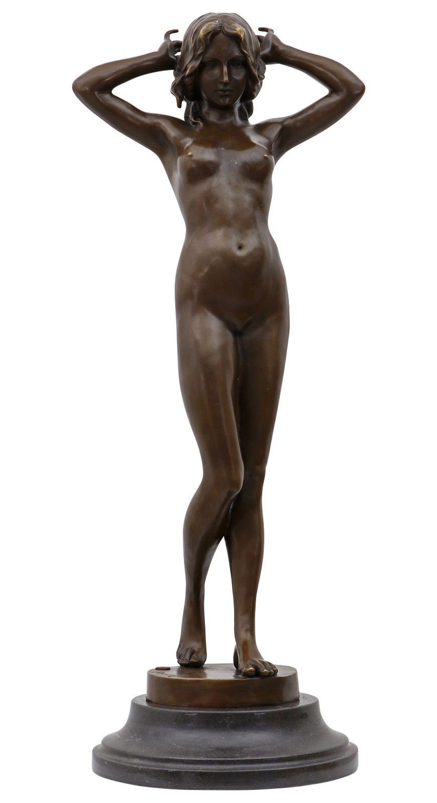 Antik-Stil Sta Erotik Aubaho Figur Frau Skulptur erotische Kunst Bronzeskulptur Bronze