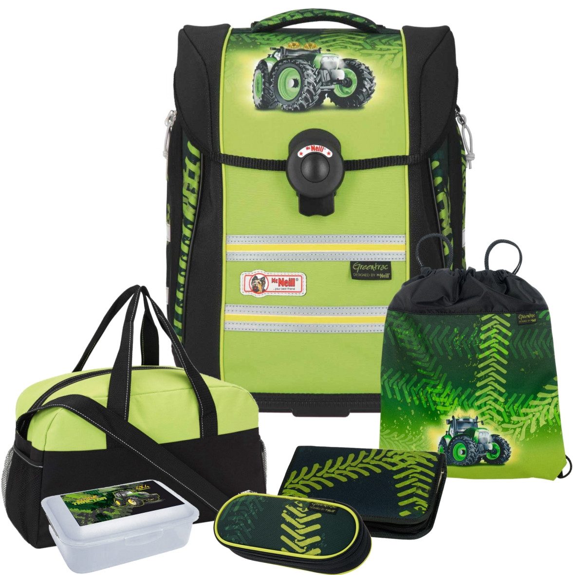 McNeill Ранцы 1.Klasse Jungen Primero McLight (Set, 6-tlg)