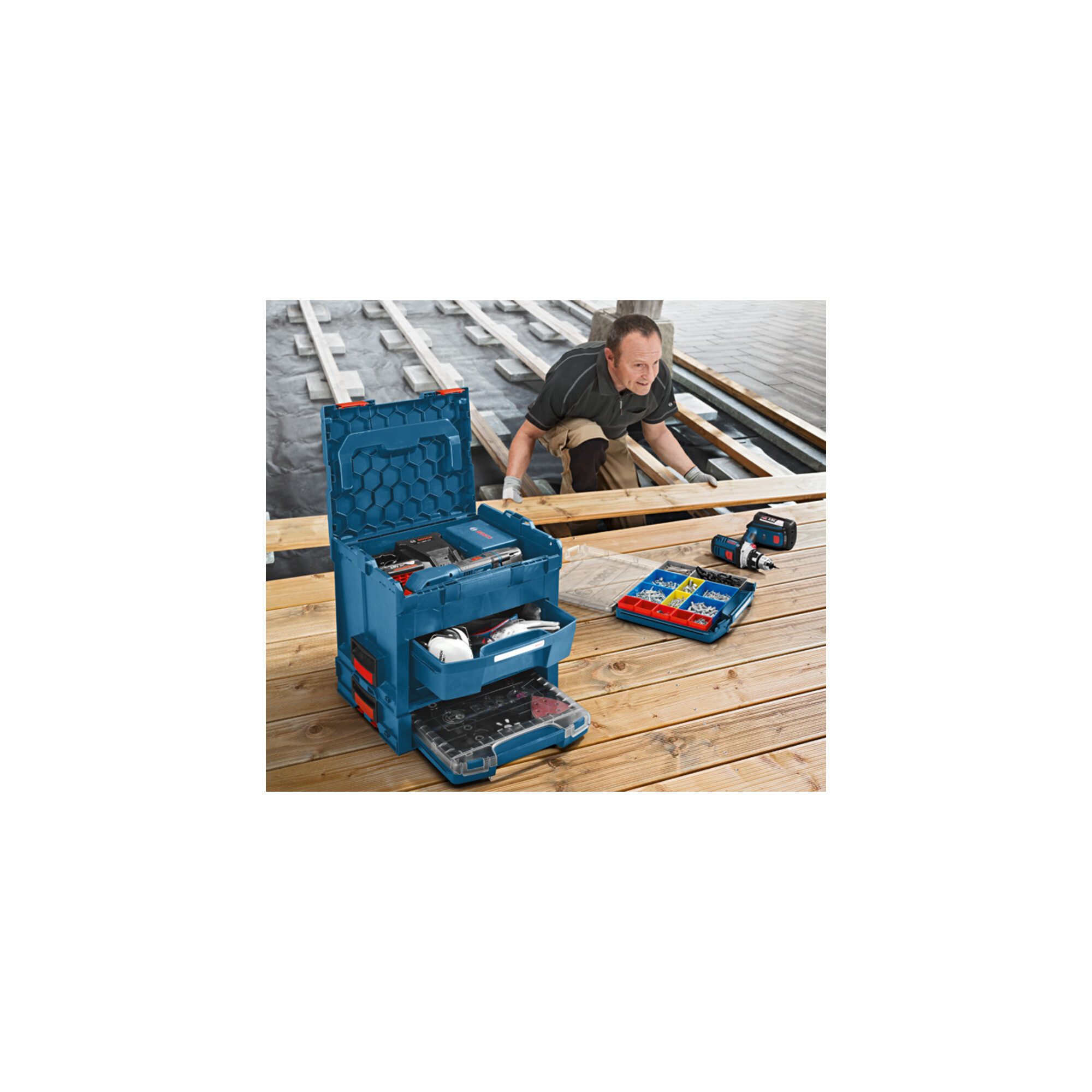 Bosch Professional Schaumstoffeinlage Bosch Einlage zur Werkzeugaufbewahrung passend für GOS 12 V-LI