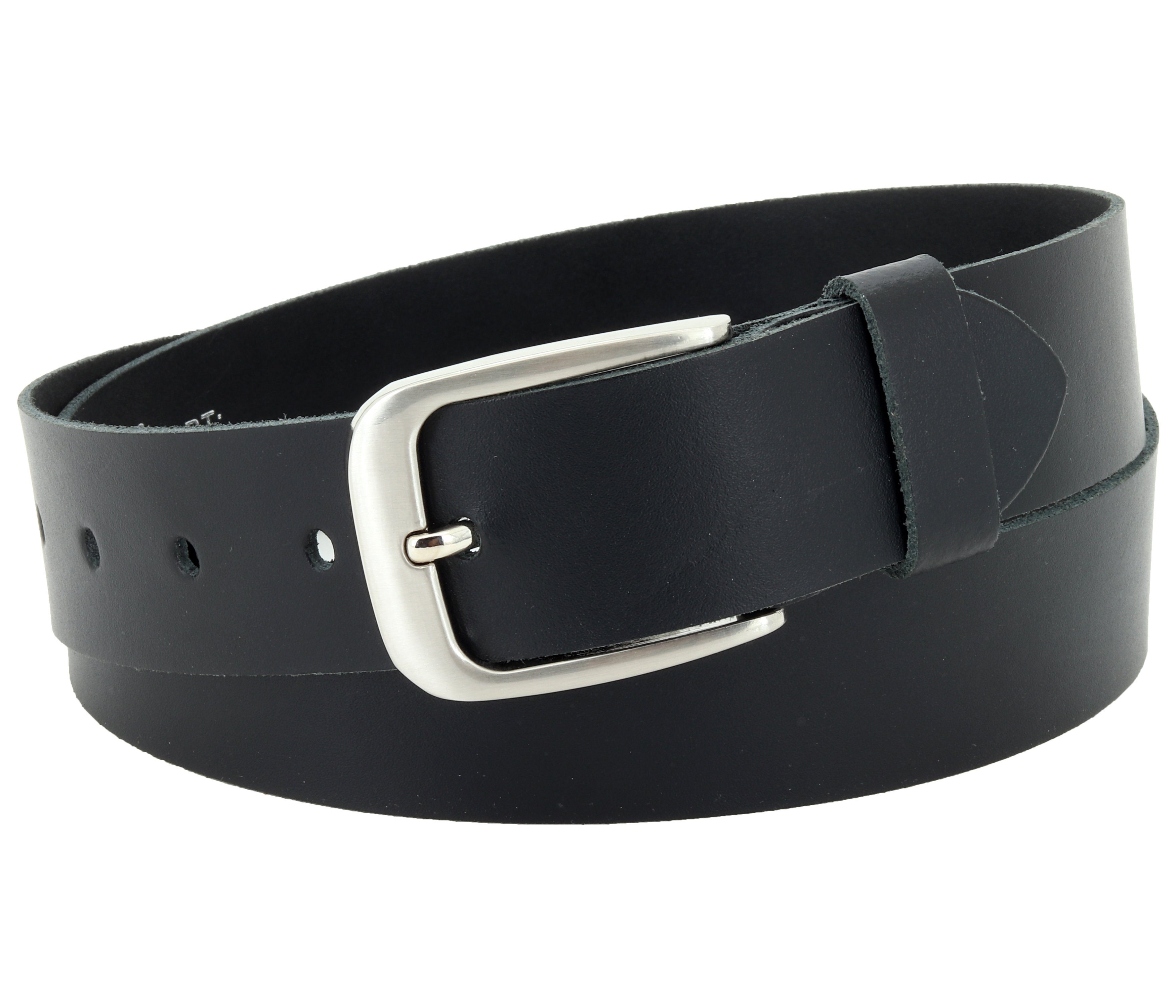 Ledergürtel OM551-SL-Schwarz