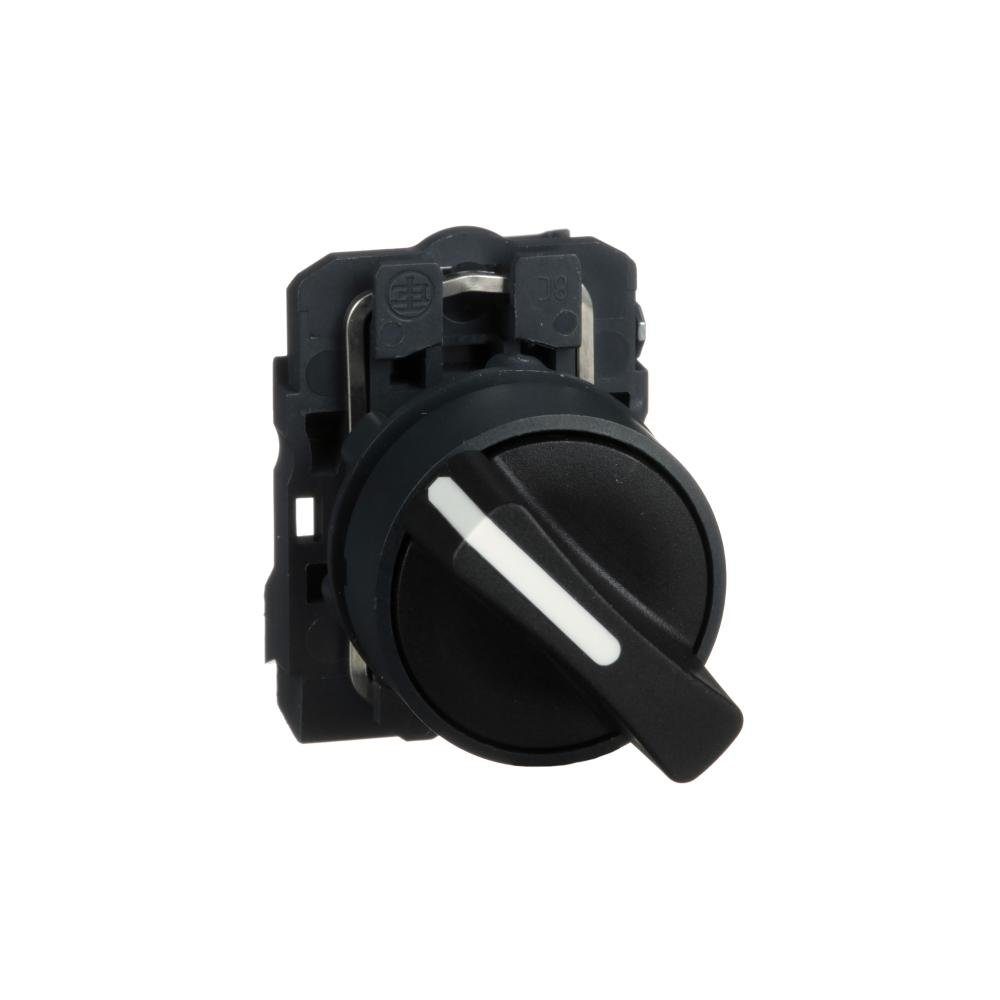 Verteiler Schneider Electric Wahlschalter, Harmony XB5, Kunststoff, schwarz, 2 S
