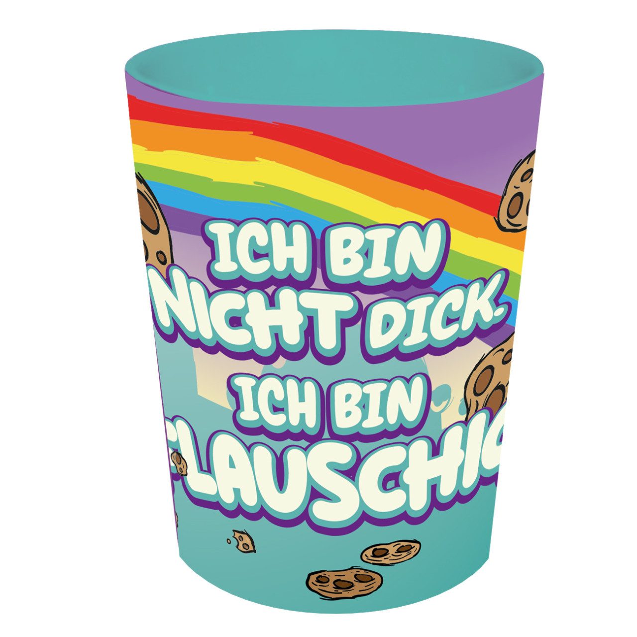 Geda Labels GmbH Tasse Pummeleinhorn Flauschig, 1-tlg., Keramik, Lila, 280ml, stapelbar