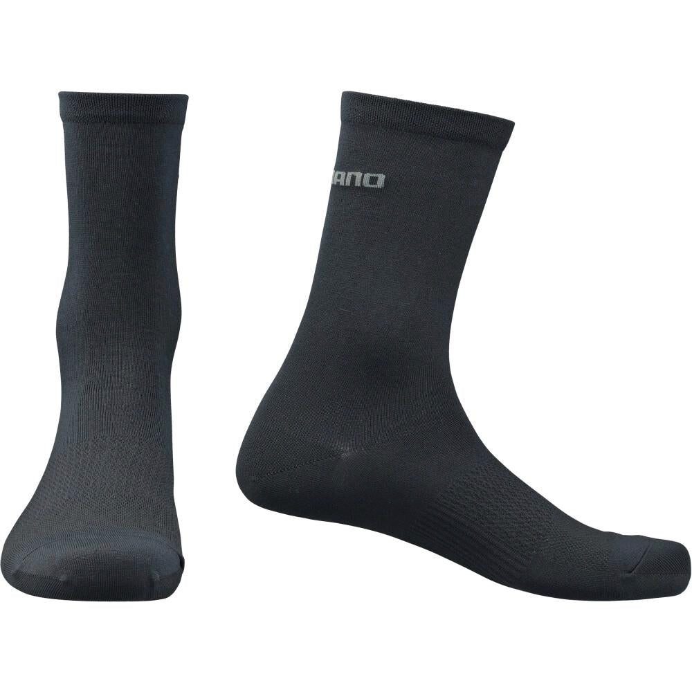 Shimano Sportsocken SHIMANO PERFORMANCE SOCKS BLACK Größe S/M BLACK - atmungsaktive Radsoc
