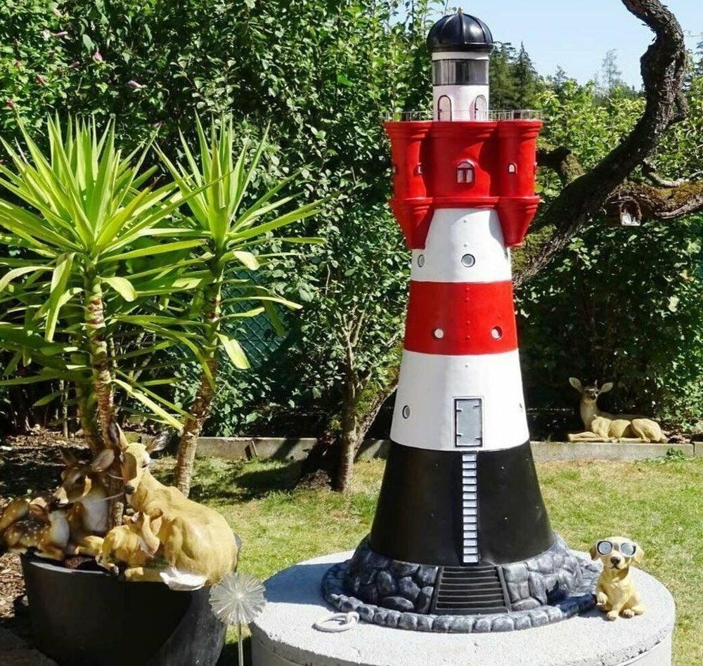 DEKO VERTRIEB BAYERN Gartenfigur XXL Leuchtturm günstig online kaufen