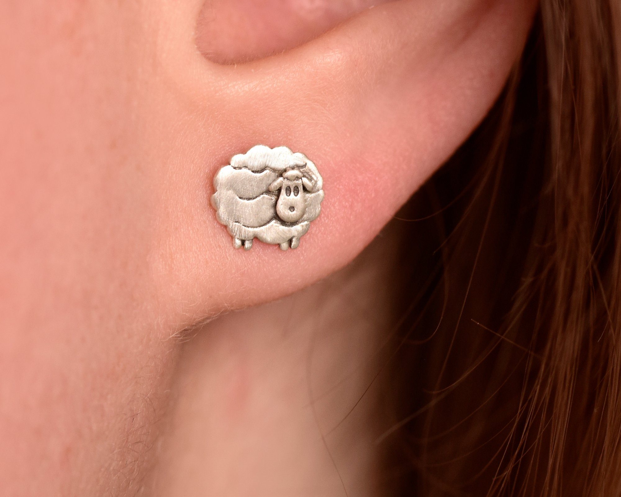 Villa Sorgenfrei Schmuckmanufaktur Ohrring-Set Schaf Ohrstecker vorne hinte günstig online kaufen