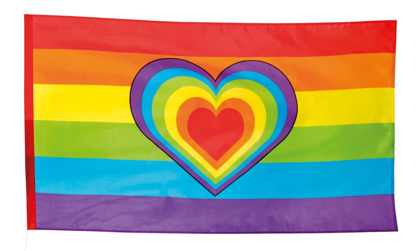 Boland Kostüm Fahne Regenbogen polyester 90x150cm