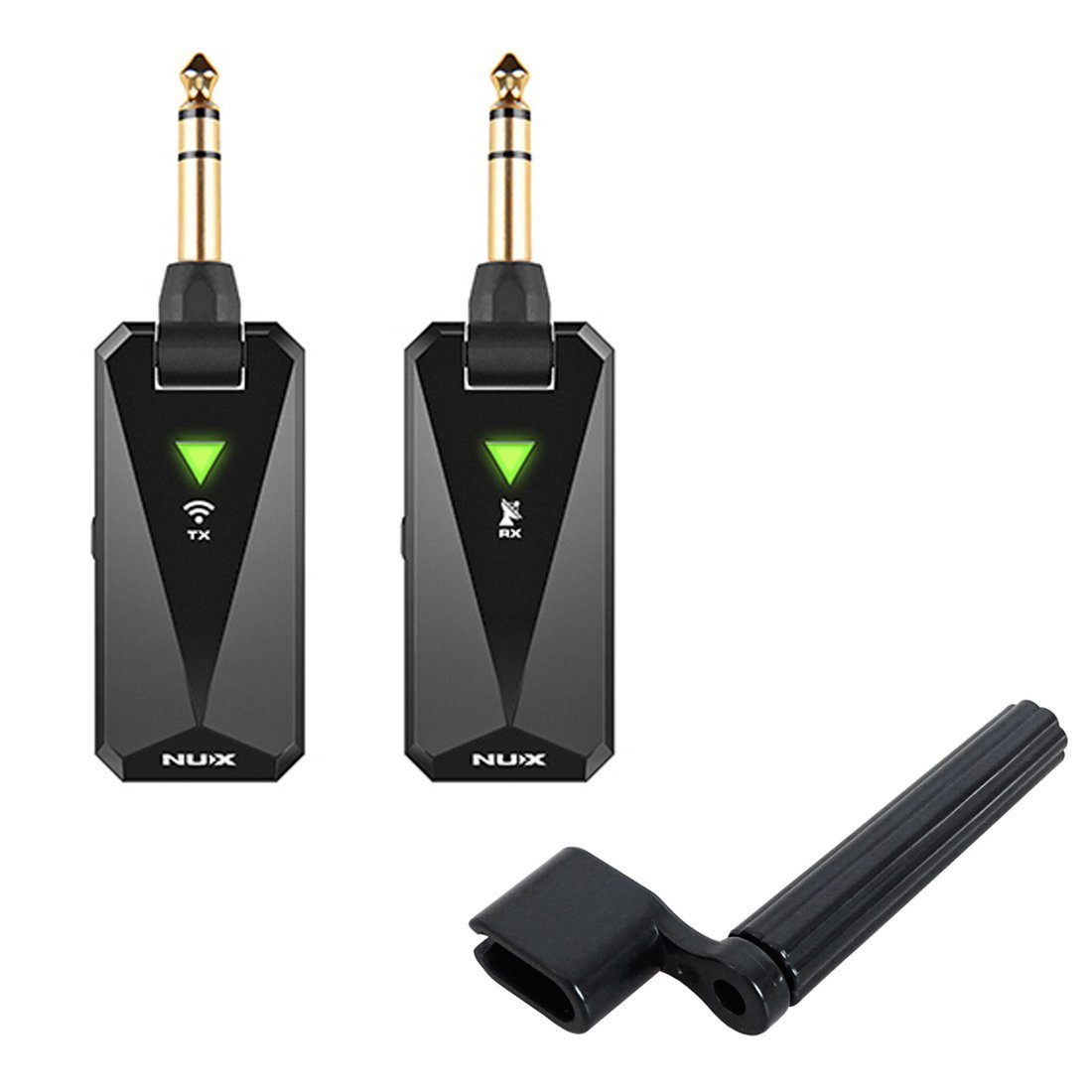 Nux E-Gitarre B-5RC Wireless System, Bundle, Mit Saitenkurbel