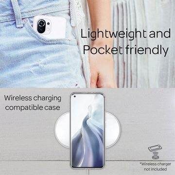 Nalia Smartphone-Hülle Xiaomi Mi 11, Klare 360 Grad Hülle / Rundumschutz / Transparent / Displayschutz Case