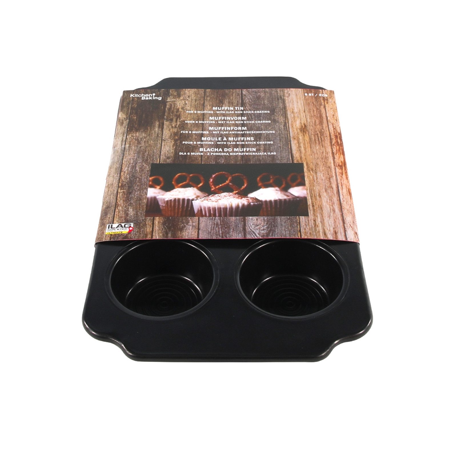 Neuetischkultur Muffinform Muffinform für 6 Muffins, (Stück 1-tlg)