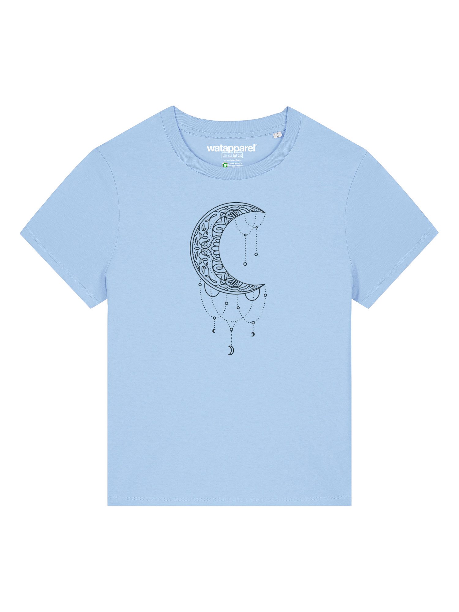 wat? Apparel T-Shirt Mandala Moon