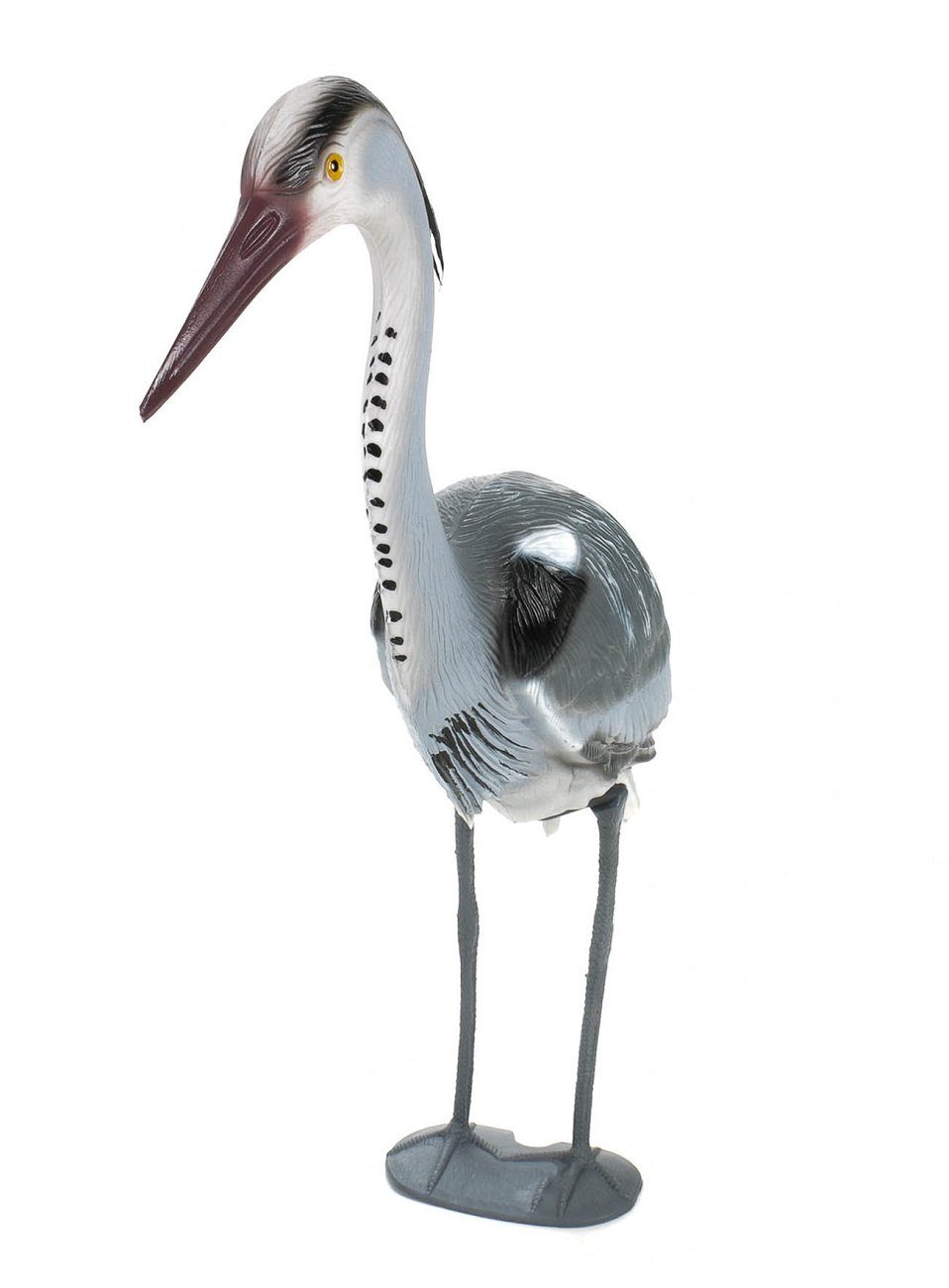 BubbleStore Gartenfigur Reiher, (Teichfigur), Graureiher schreck