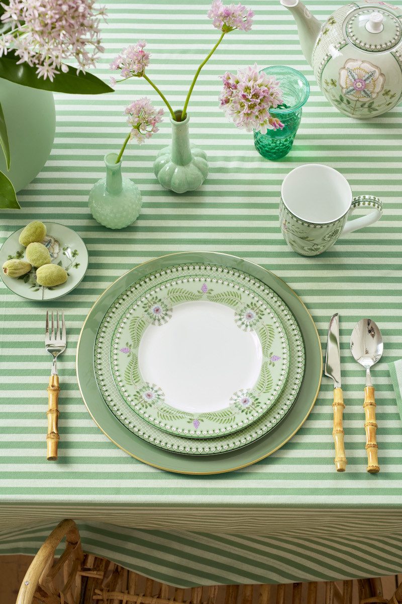 PiP Studio Frühstücksteller Lily&Lotus Light Green Frühstücksteller 23cm