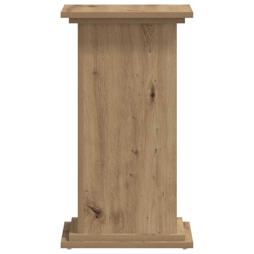 vidaXL Blumenständer Pflanzenständer Eiche 33 x 33 x 60 cm Holzwerkstoff (1 St) – Bild 5 von 5