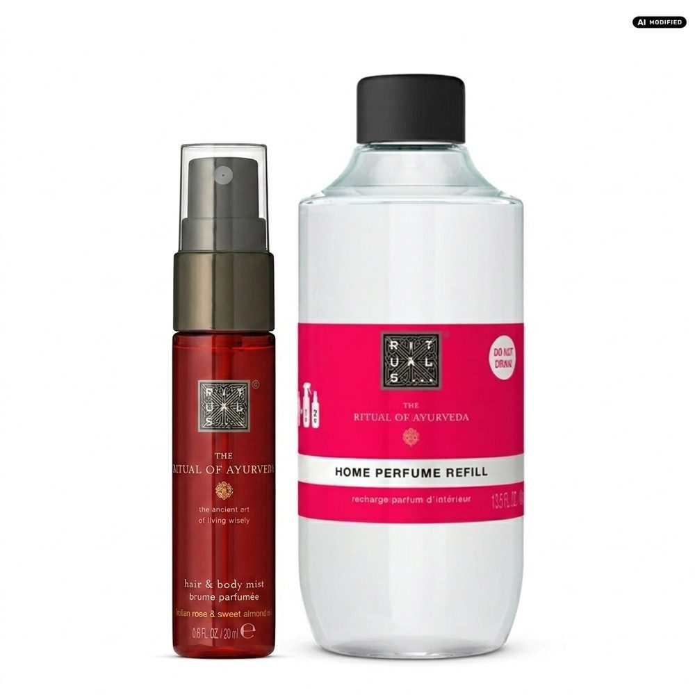 Rituals Gesichts- und Körperspray Rituals Ayurveda Hair & Home Duo, Harmonischer Ayurveda-Duft für Körper und Zuhause