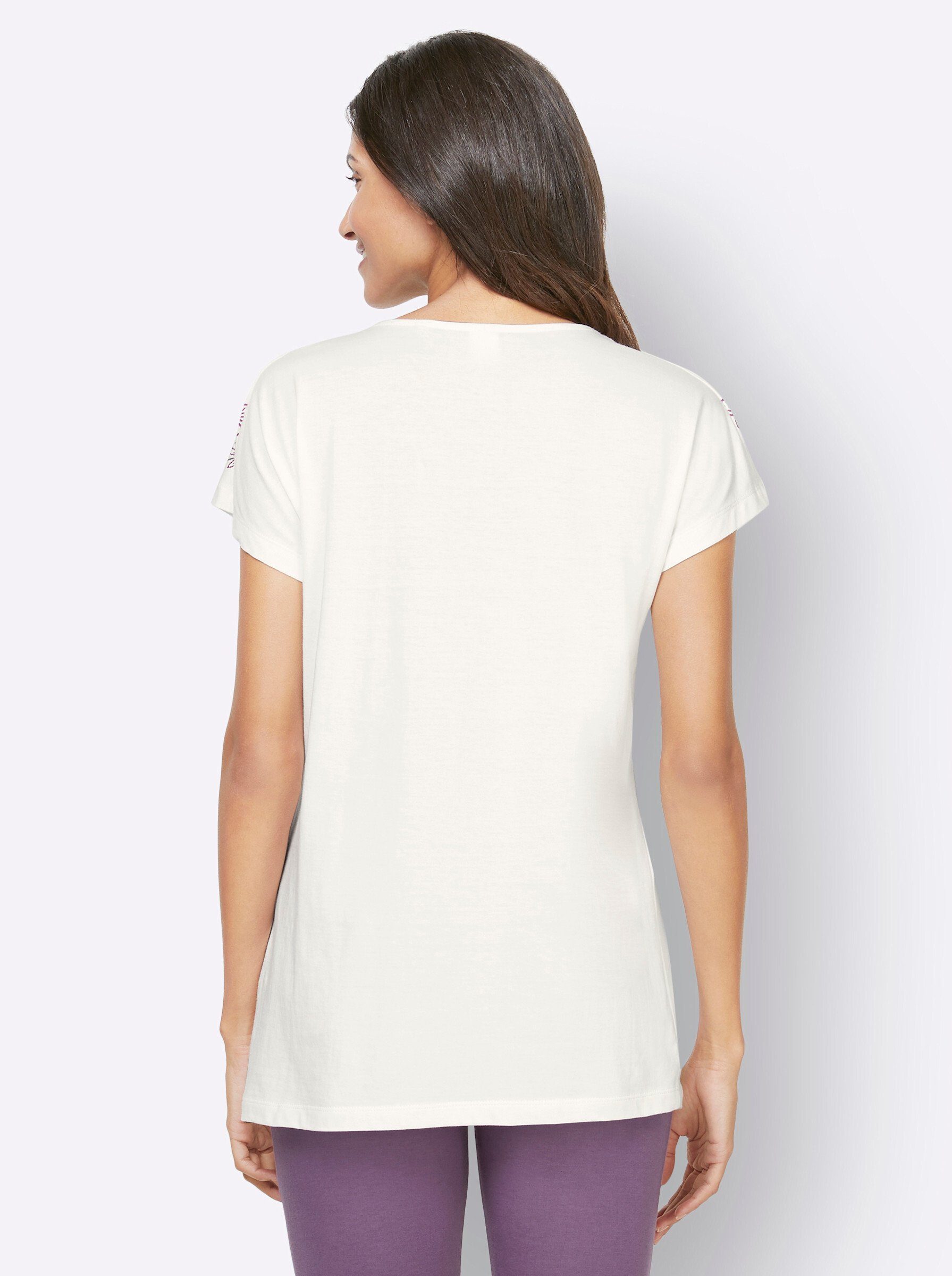 Sieh an! Trainingsshirt Longshirt Kurzarm günstig online kaufen