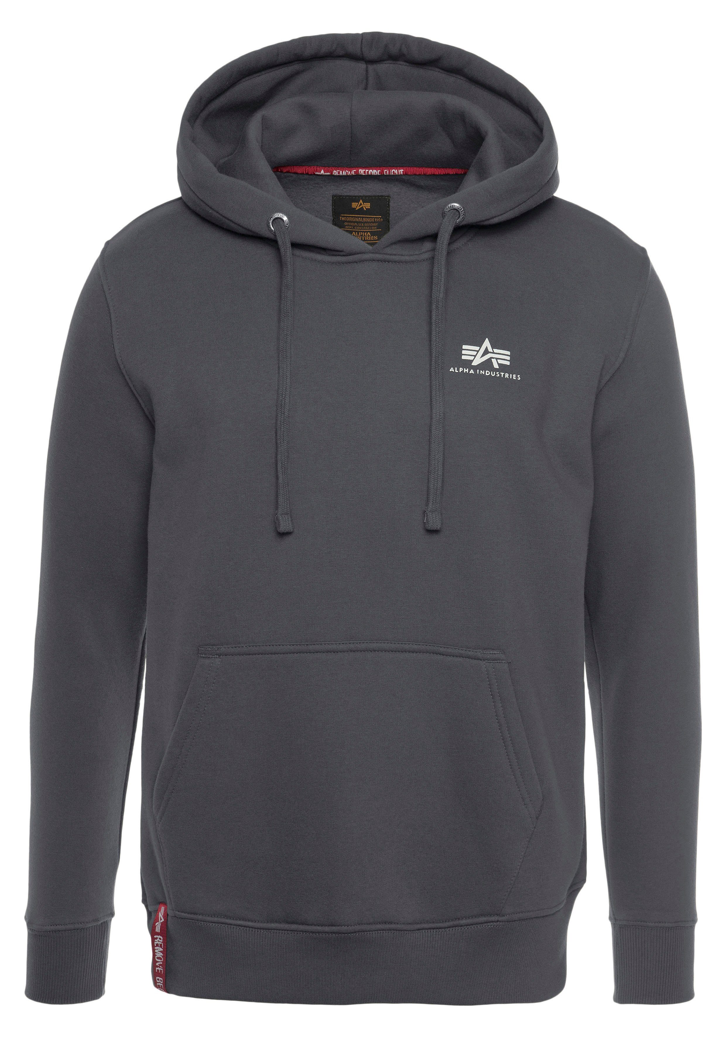 Alpha Industries Kapuzensweatshirt Hoody Small Logo Baumwollmischung, regul günstig online kaufen