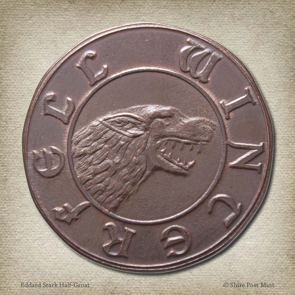 Shire Post Mint Dekoobjekt Eddard Stark Münze - Game of Thrones